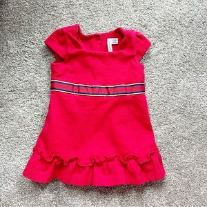 Janie & Jack Red Cap Sleeve Dress